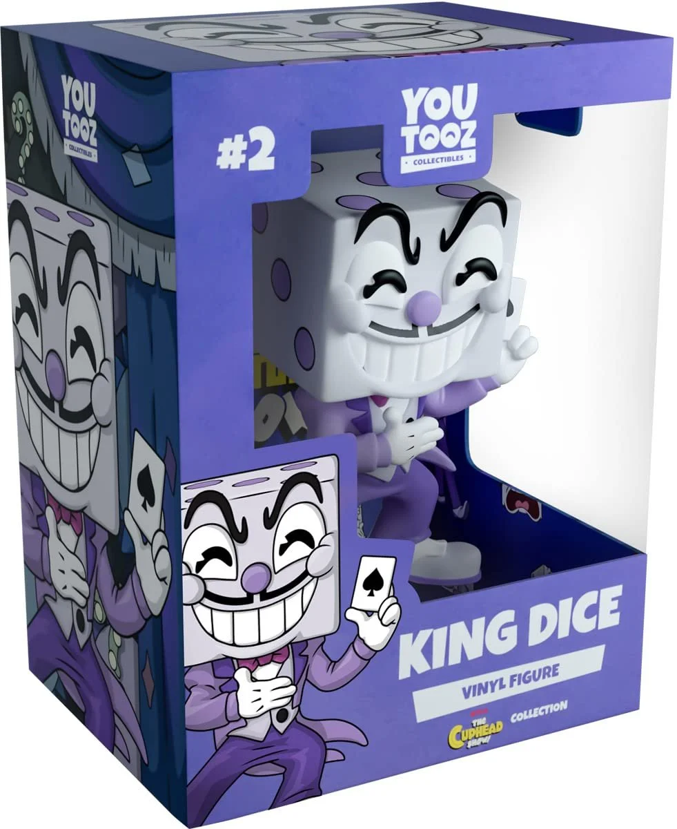 Колекційна вінілова фігурка You Tooz Cuphead King Dice 61487 4,5", фото №1