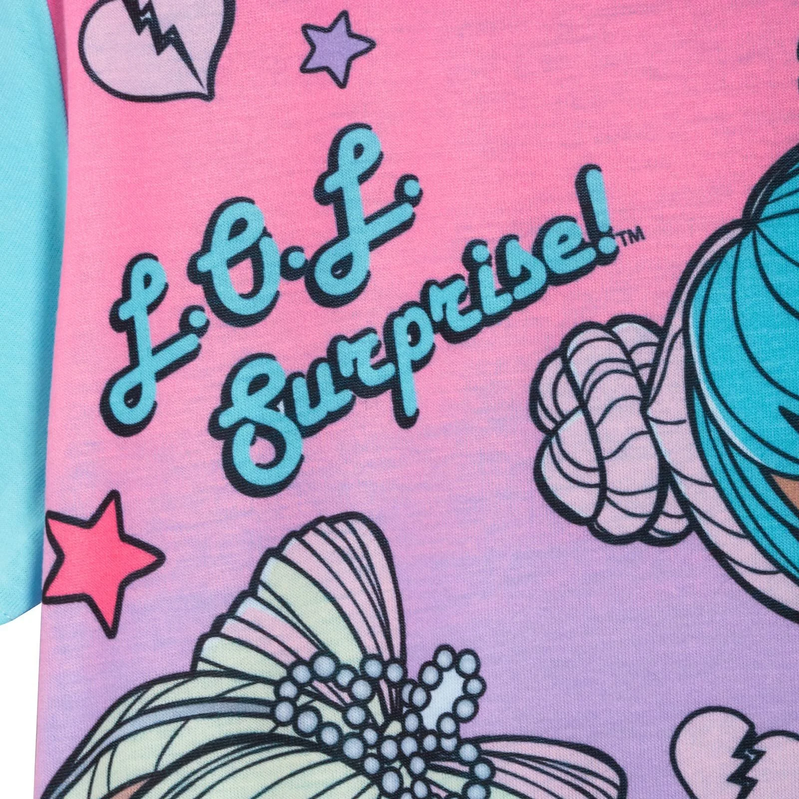 Халат і піжама для дівчинки LOL Surprise, набір з 3 предметів, фото №4