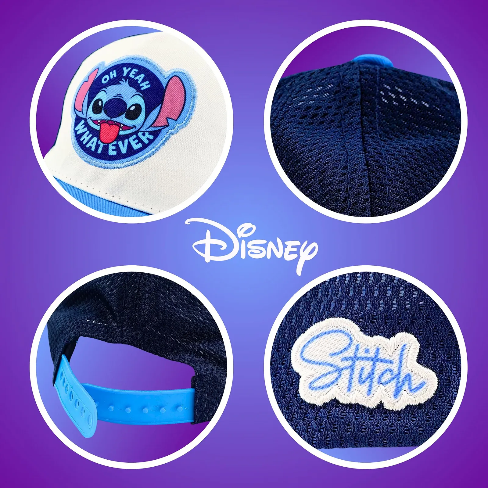 Бейсболка Disney Stitch and Angel для дівчаток літня, фото №6