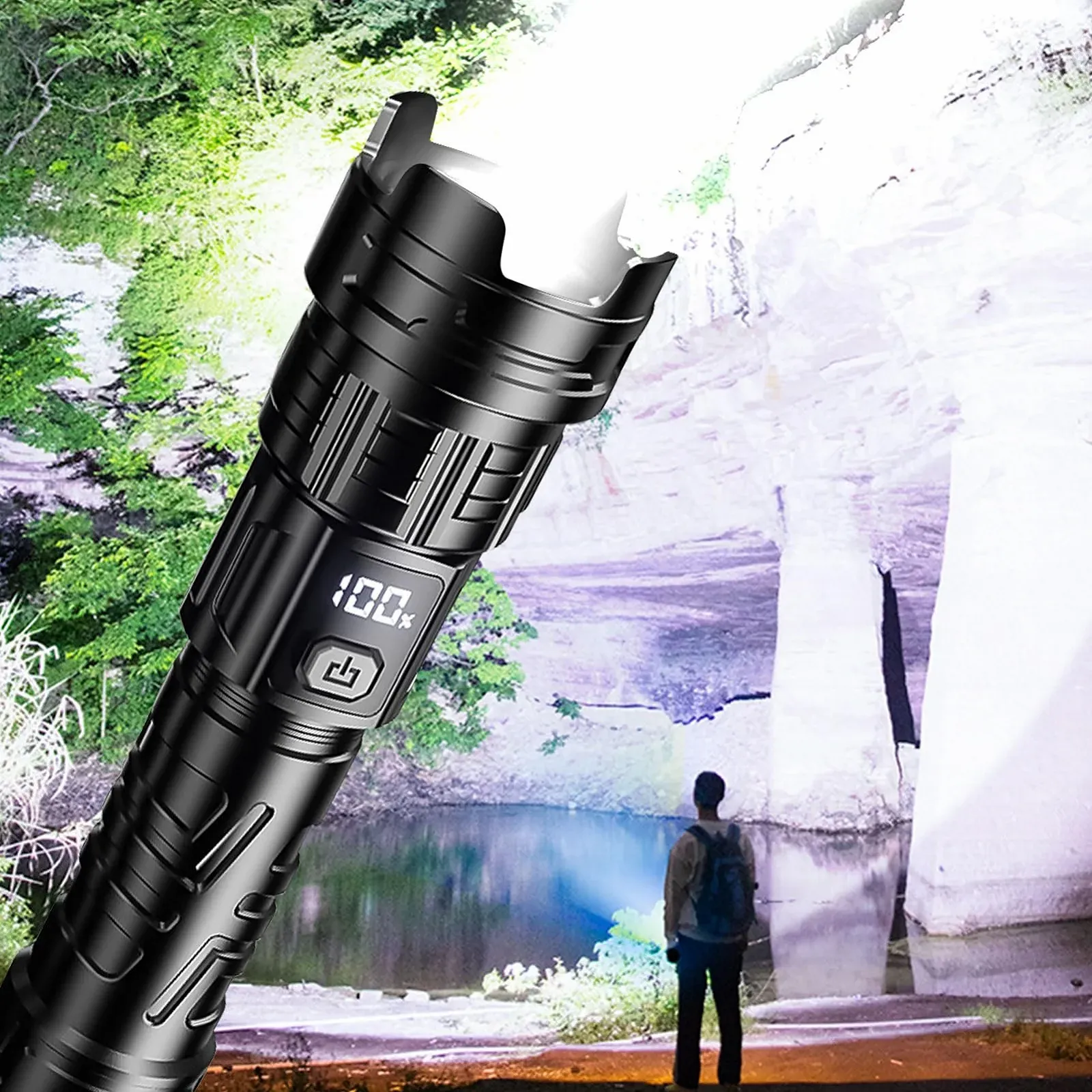 Ліхтар LED Акумуляторний 2000 mAh IPX4 Водонепроникний 3 Режими, фото №8 Ліхтар LED Акумуляторний 2000 mAh IPX4 Водонепроникний 3 Режими, фото №8