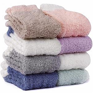 Носки flintronic Теплые зимние носки Женские Нескользящие носки Пушистые носки из кораллового флиса Теплые носки для дома - Фото 1