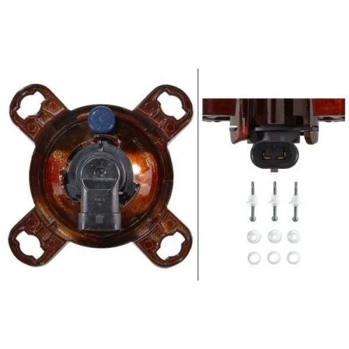 Основна фара HELLA 1K0 247 043-031 для MERCEDES-BENZ SCANIA PLAXTON ліва, фото №2