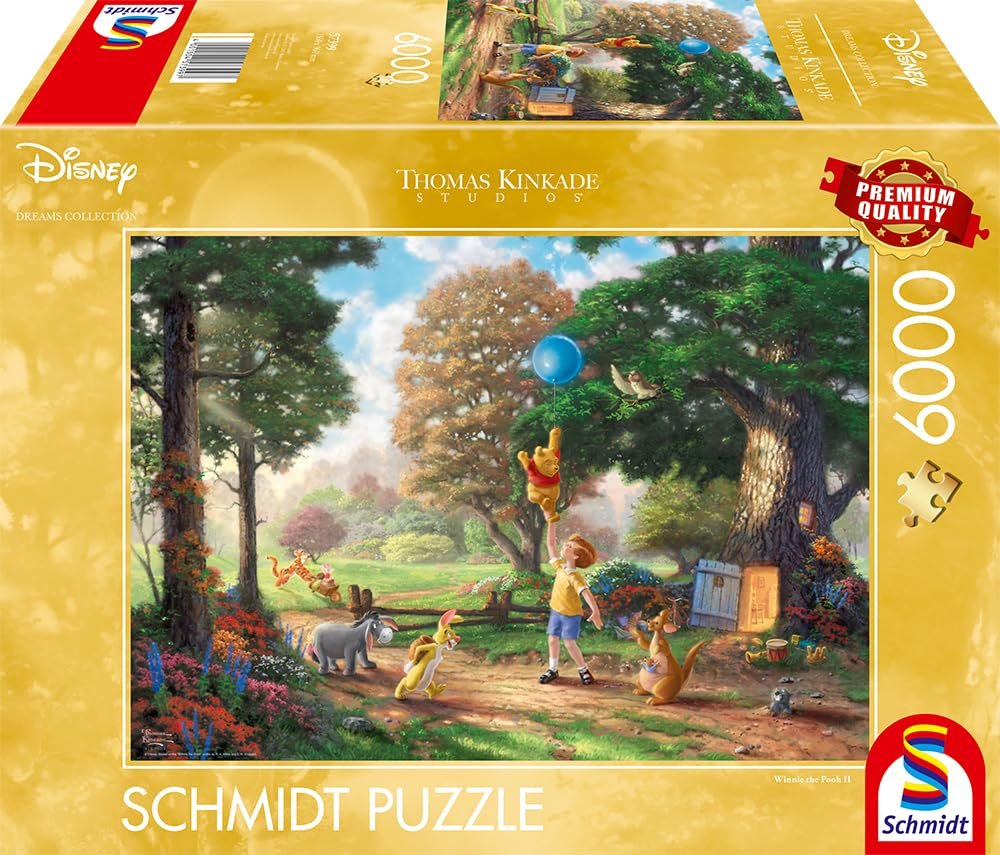 Пазл Schmidt Spiele Thomas Kinkade Disney 57399 Winnie The Pooh II Extra Large 6000 элементов, фото №3