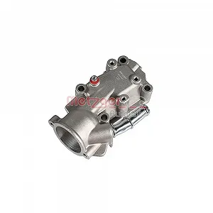 Фланець охолоджувальної рідини METZGER 4010467 ГБЦ для CITROËN PEUGEOT - Фото 1