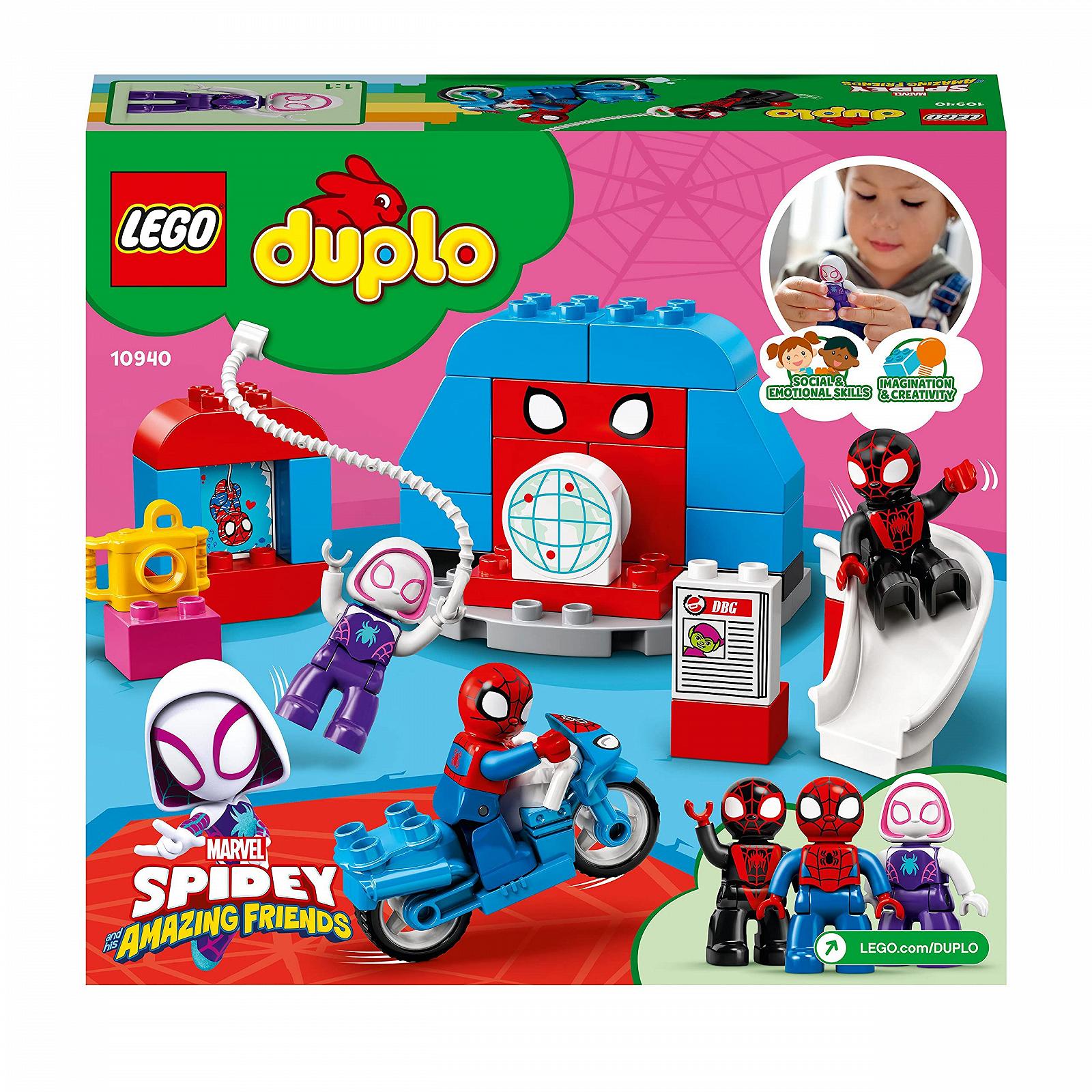 Конструктор LEGO DUPLO Spider-Man Headquarters для детей от 2 лет, фото №8