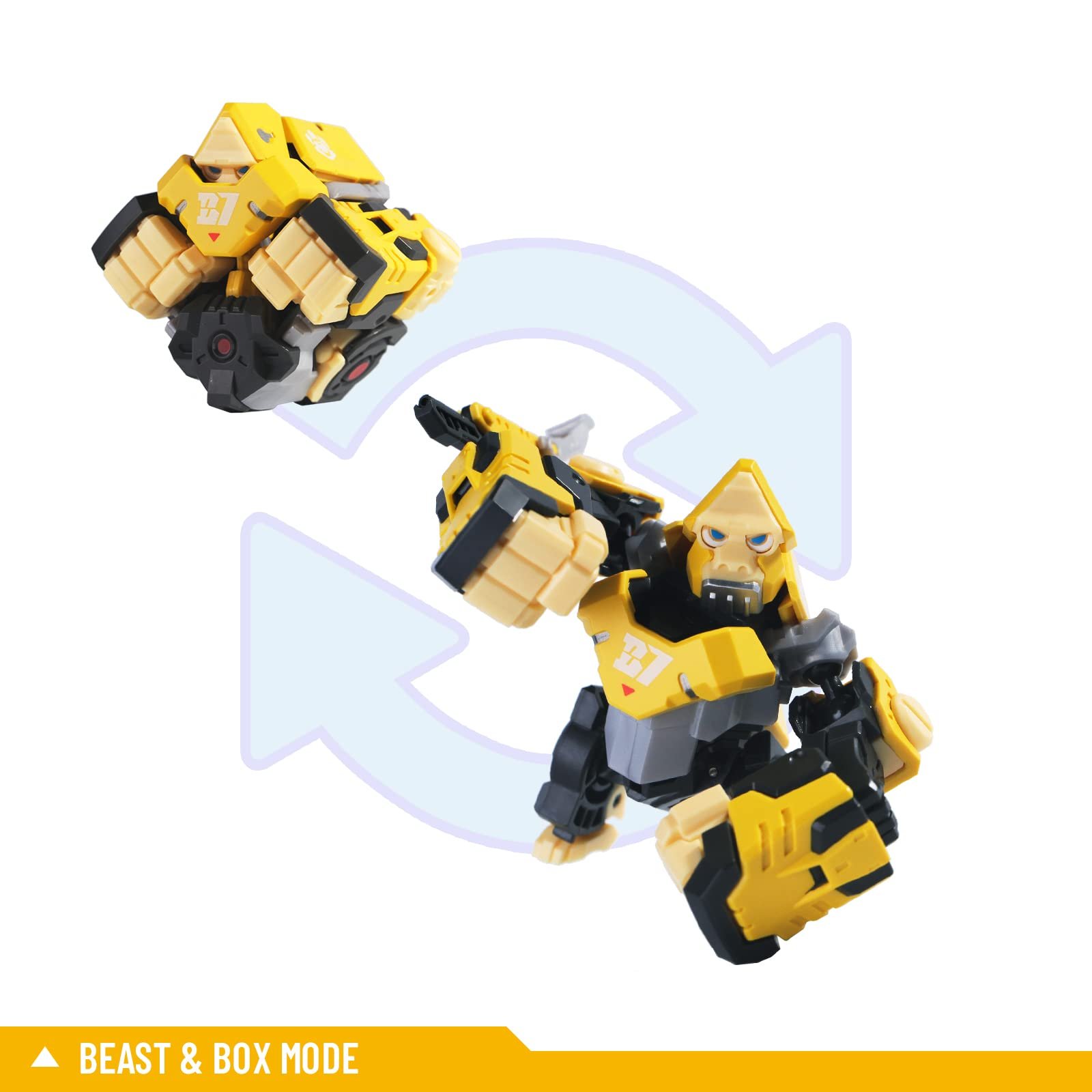Іграшка-трансформер Горила 52TOYS Beastbox Series GIOBANA, різнокольорова, фото №2