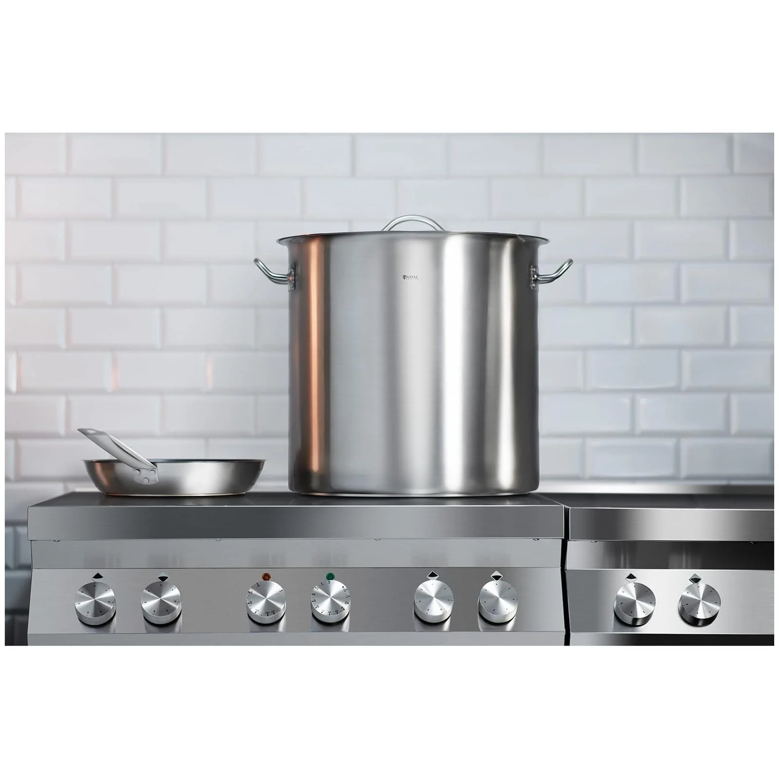 Кастрюля индукционная Royal Catering из нержавеющей стали, 50 л, фото №2