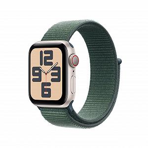 Смарт-годинник Apple Watch SE (2nd Generation) GPS + Cellular 40 мм, алюмінієвий корпус, колір Полярна зірка, спортивний ремінець, колір Морська хвиля (One Size) - Фото 1
