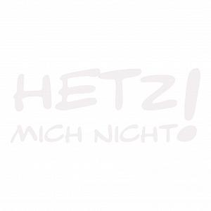 Наклейка на стіну kleb-Drauf Hetz Mich Nicht! Матова Біла 8 x 21 см - Фото 1