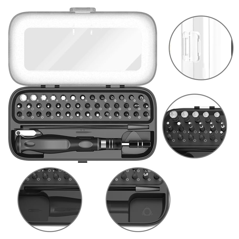 Набір викруток Wzhtuzi Precision Mechanic, 48 в 1, магнітний з ударостійким футляром, фото №3 Набір викруток Wzhtuzi Precision Mechanic, 48 в 1, магнітний з ударостійким футляром, фото №3