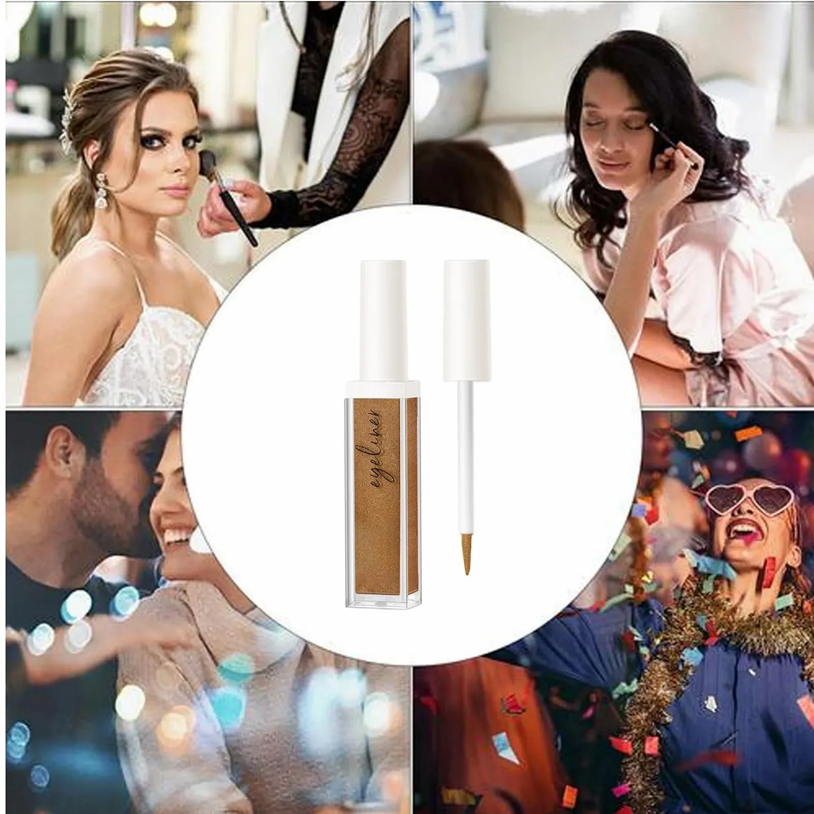 Підводка для очей Youpo Блискучі блискітки, фото №4 Підводка для очей Youpo Блискучі блискітки, фото №4