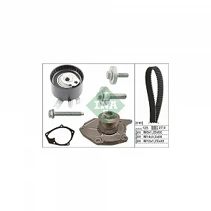 Водяной насос и комплект ремня ГРМ Schaeffler INA 530 0197 31 для Nissan Renault Dacia - Фото 1