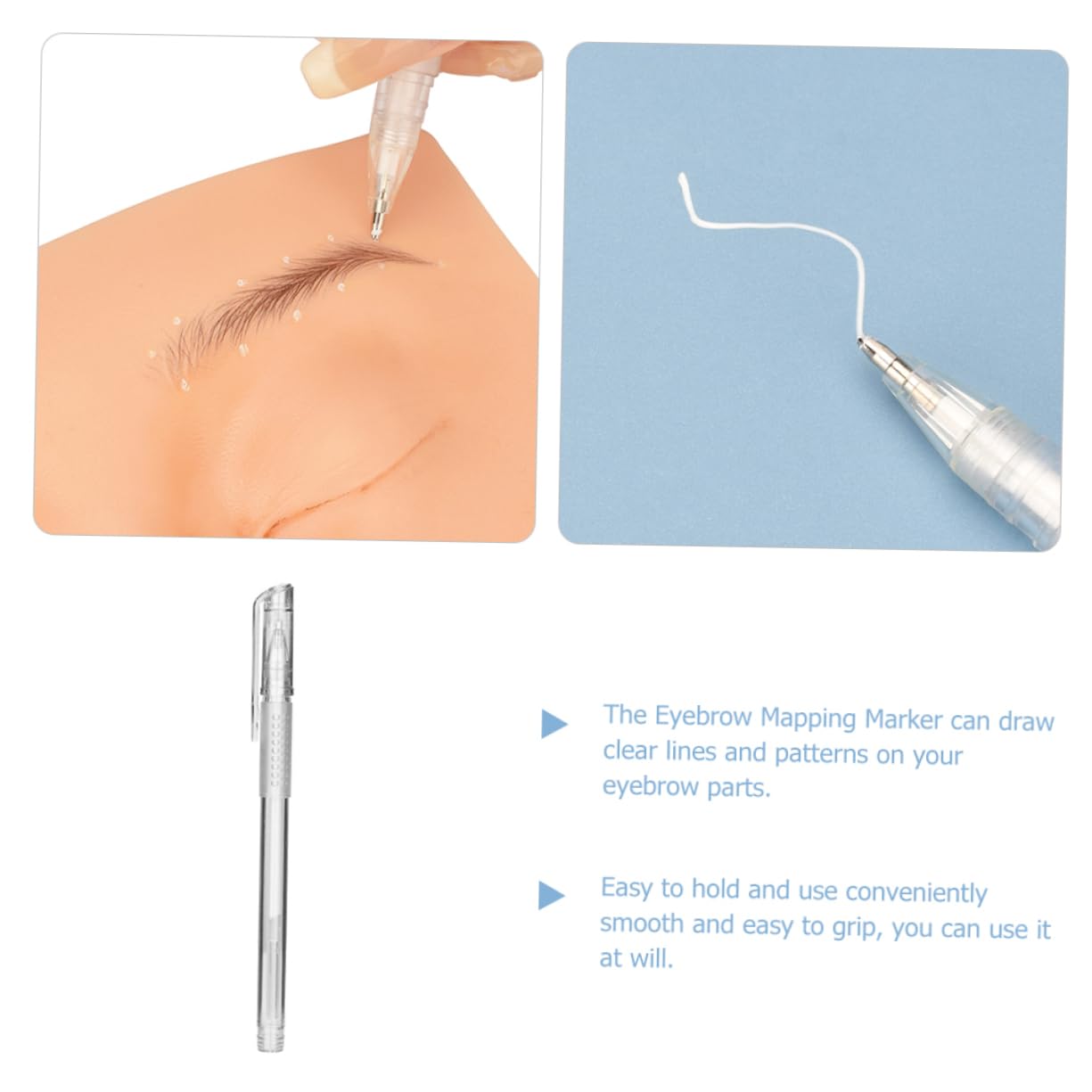 Олівець LALAFINA для брів 3 шт білий пластиковий, фото №6 Олівець LALAFINA для брів 3 шт білий пластиковий, фото №6