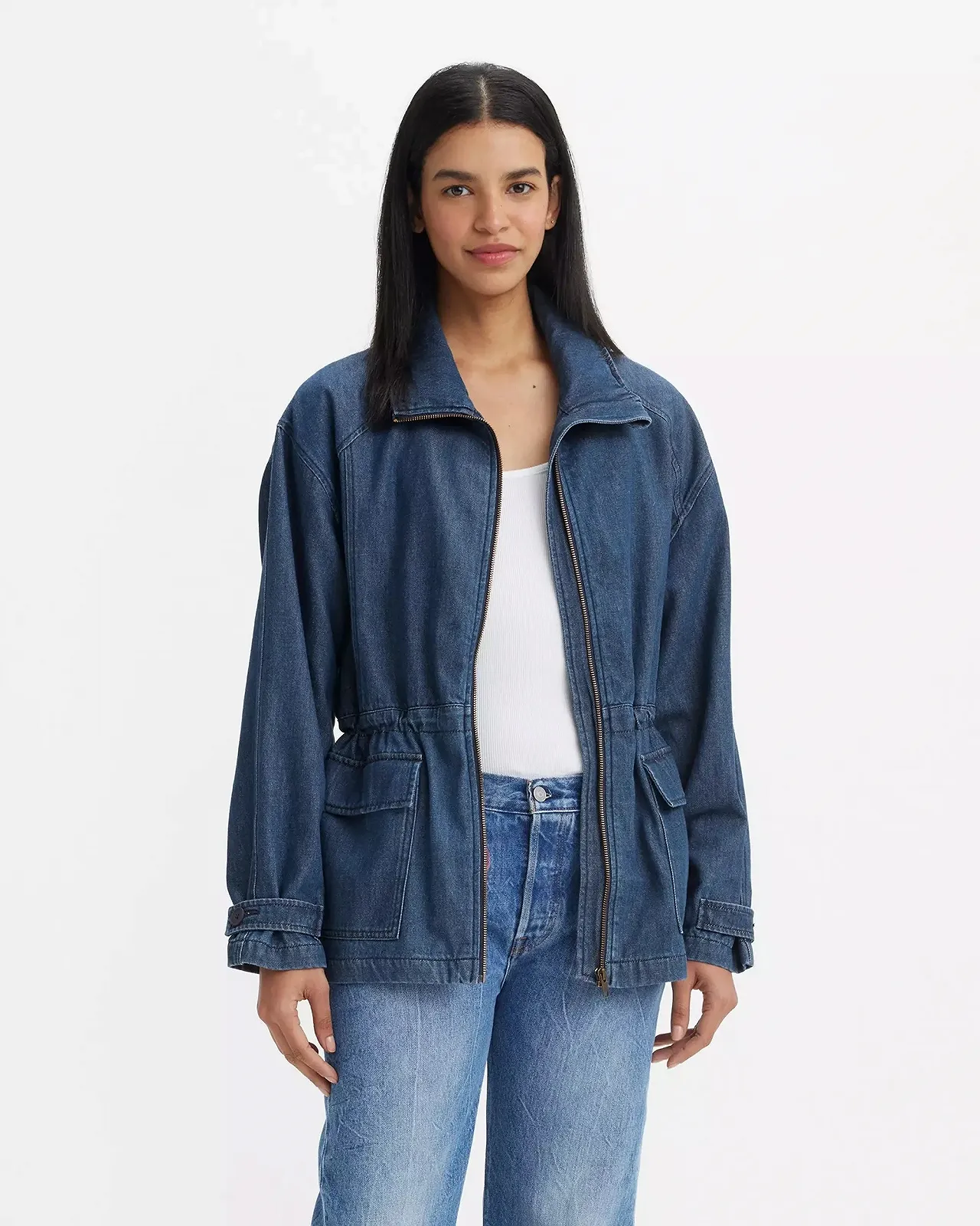 Жіноча джинсова сорочка Levi's Enid Classic Utility у кольорі Lite Cool Real Life - S, фото №1