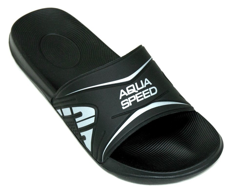 Шльопанці Aqua Speed DAKOTA 6806 чорний, сріблястий  46, фото №3