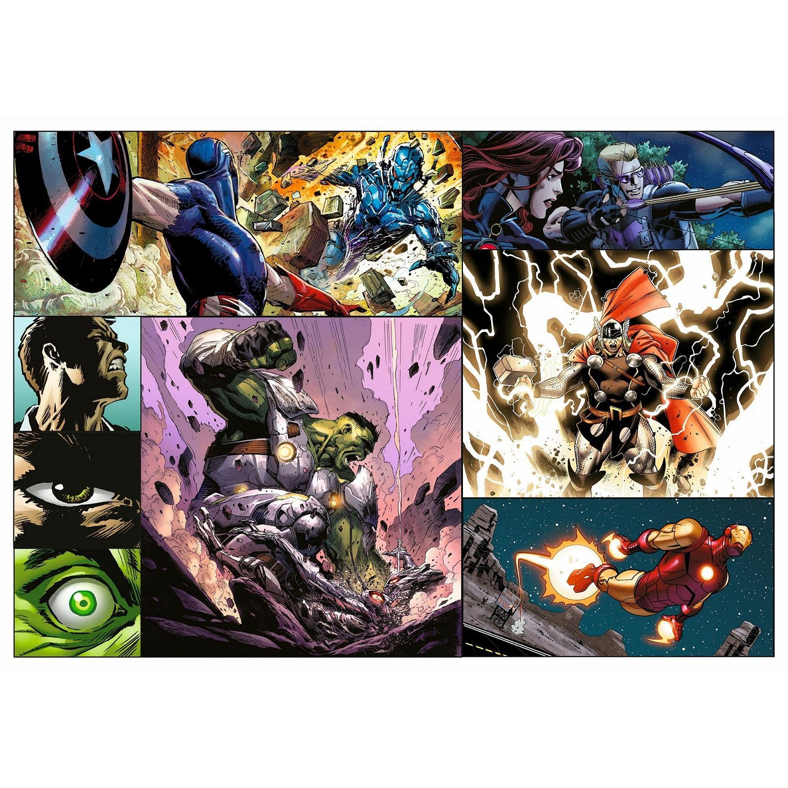 Пазли 4-в-1 Trefl Marvel The Avengers Heroic Days 4 x 250 елементів, фото №5