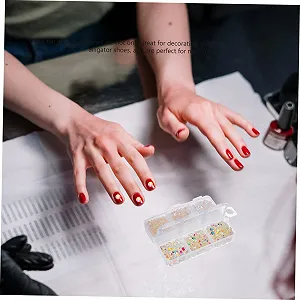 Стразы Типа Flatback FRCOLOR Смола для декора ногтей, аксессуары для креативного маникюра Ab Farbton для рукоделия и дизайна ногтей synthetic.ua - Фото 1