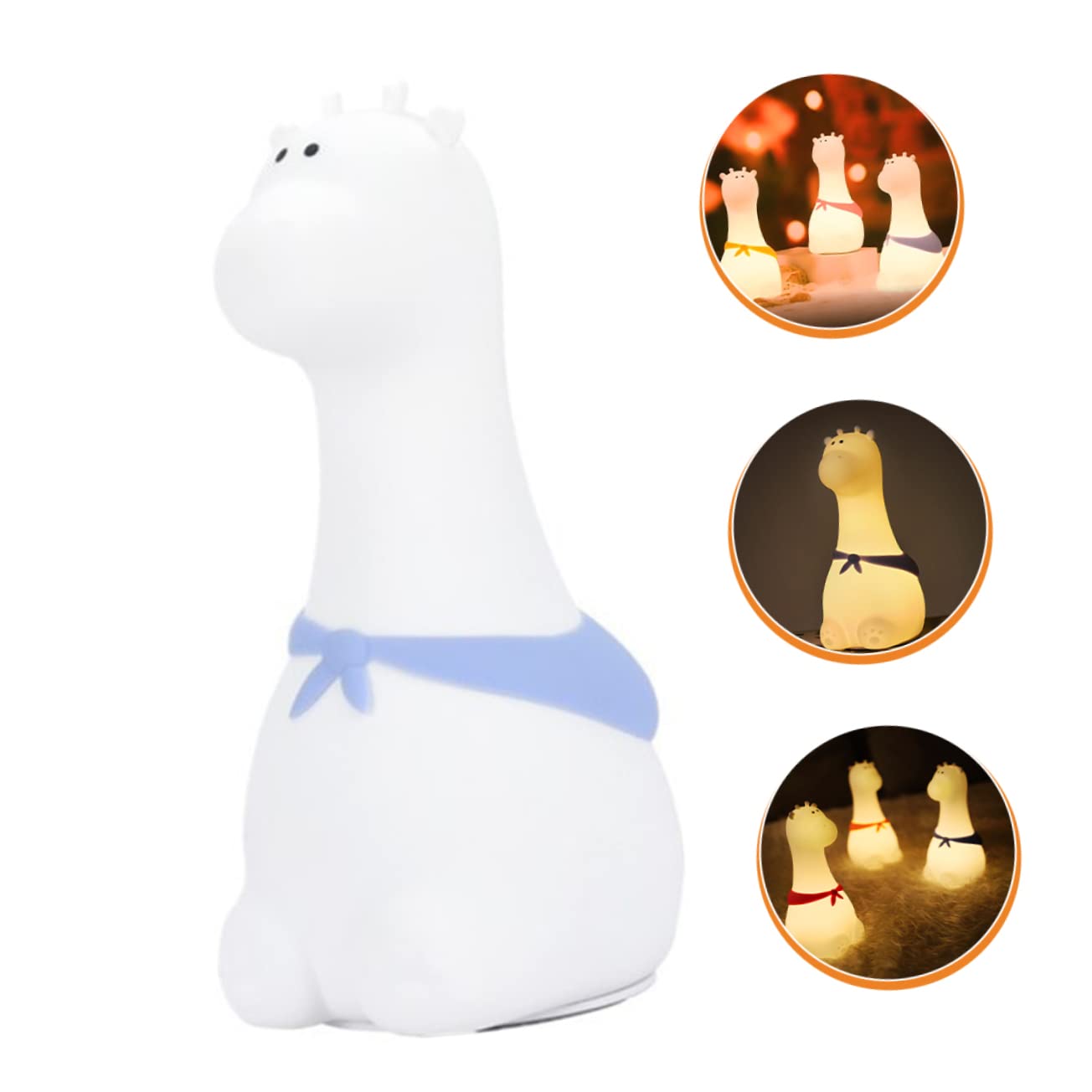 Ночник DOITOOL Giraffe Cute Soft Silicone Night Light LED Abs Child, фото №6