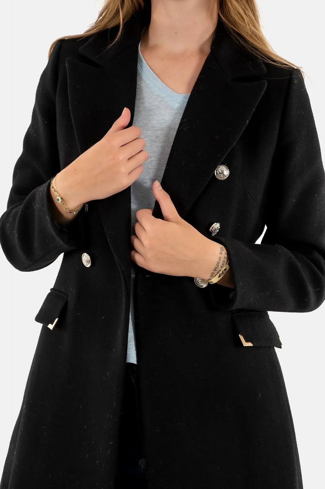 Пальто Morgan довге жіноче, фото №3