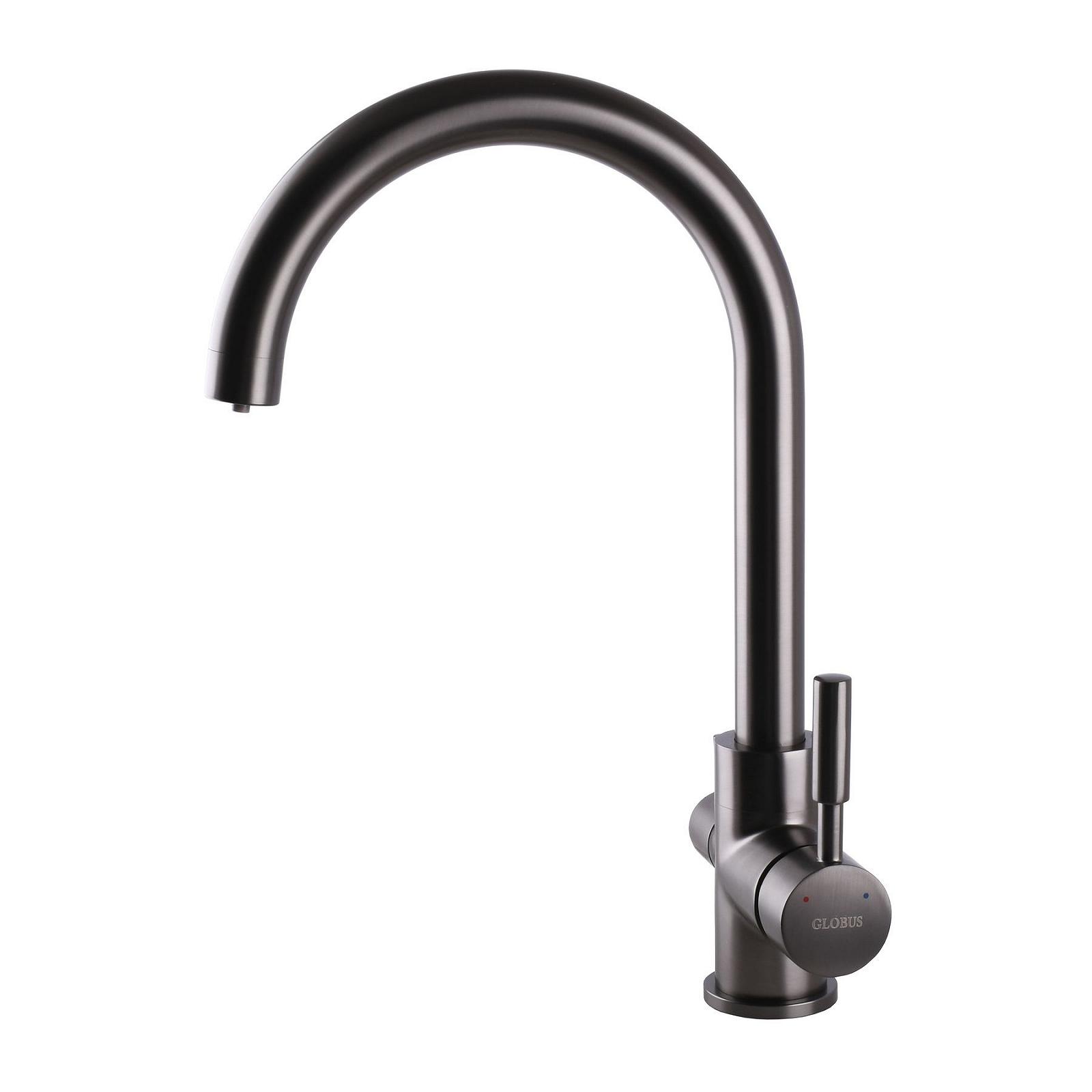 Змішувач для кухні під осмос Globus Lux LAZER GLLR-0333-11-GRAPHITE, фото №4 Змішувач для кухні під осмос Globus Lux LAZER GLLR-0333-11-GRAPHITE, фото №4