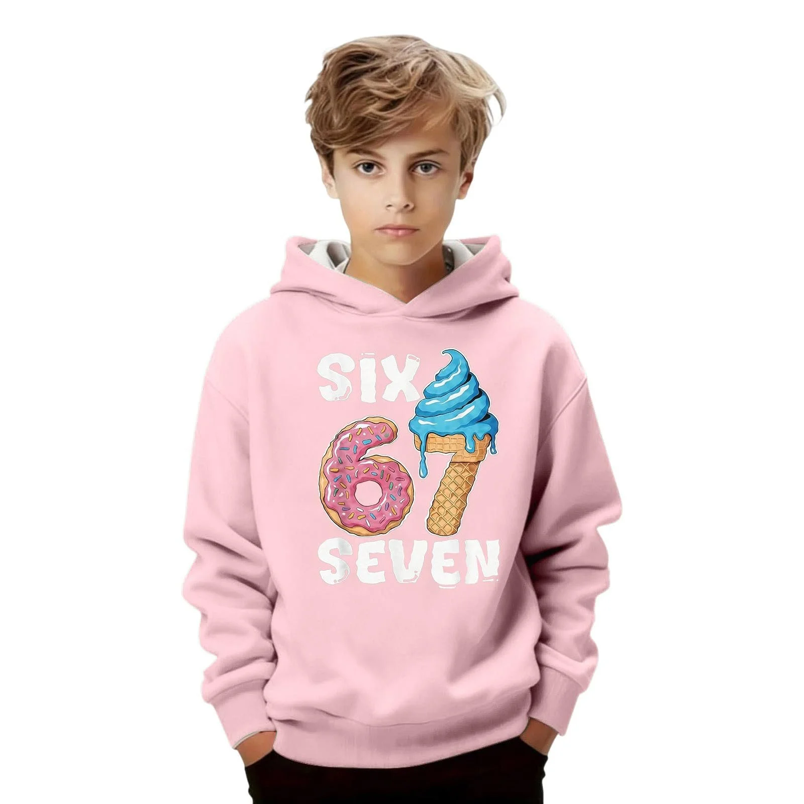 Дитяче худі Baggy для хлопчиків і дівчаток, пуловер з довгими рукавами Y2K Hip Hop, фото №1 Дитяче худі Baggy для хлопчиків і дівчаток, пуловер з довгими рукавами Y2K Hip Hop, фото №1