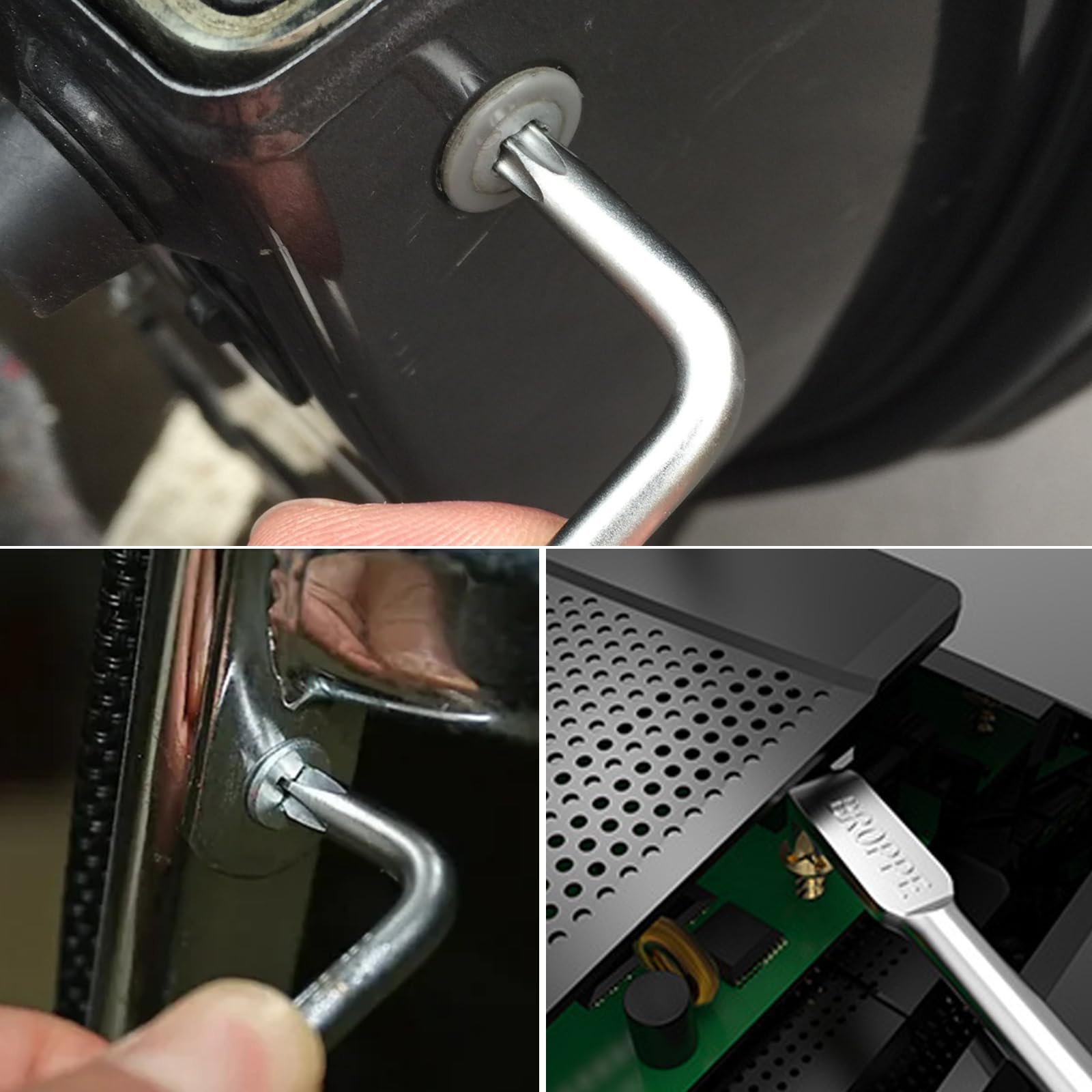 Набір викруток Phillips з хрестоподібним шліцем 90 градусів Z Тип Подвійна головка кутова магнітна, фото №3 Набір викруток Phillips з хрестоподібним шліцем 90 градусів Z Тип Подвійна головка кутова магнітна, фото №3