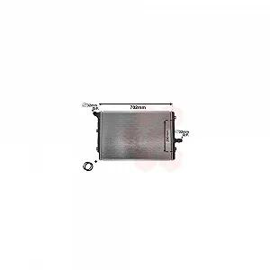 Радіатор охолодження двигуна VAN WEZEL IR PLUS 58002208 для AUDI SEAT SKODA VW - Фото 1