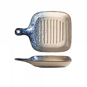 Форма для запекания лазаньи керамическая термостойкая плоская - Фото 1