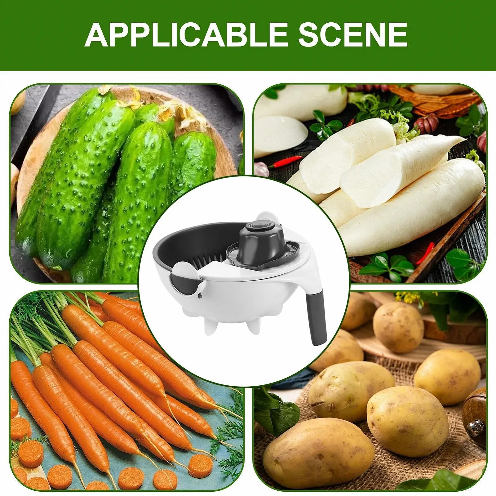 Овочерізка, подрібнювач фруктів для сиру, моркви, огірків, картоплі, фото №4 Овочерізка, подрібнювач фруктів для сиру, моркви, огірків, картоплі, фото №4