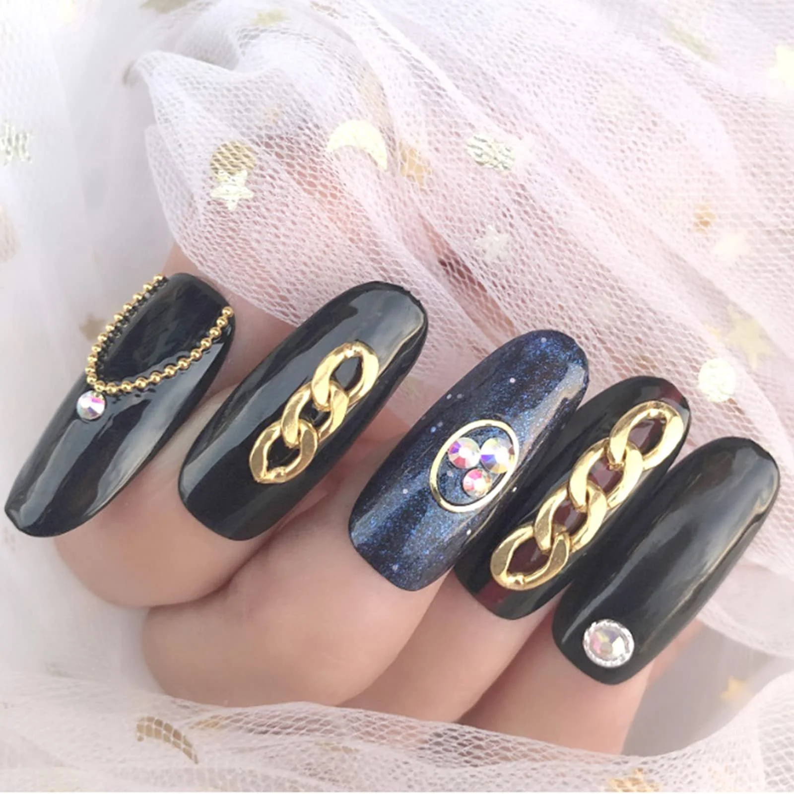 Стрази Маленька кругла сталева кулька, фото №5