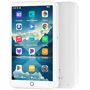 MP3-плеєр Fanvace 96 GB з Bluetooth та WiFi, Android 13, 4-дюймовий сенсорний екран та динамік - Фото 1