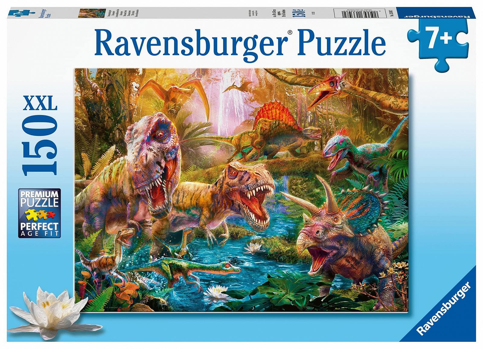 Пазл Ravensburger Children's Puzzle 13348 Dinosaur Assembly 150 XXL деталей 49 x 36 см от 7 лет, фото №1