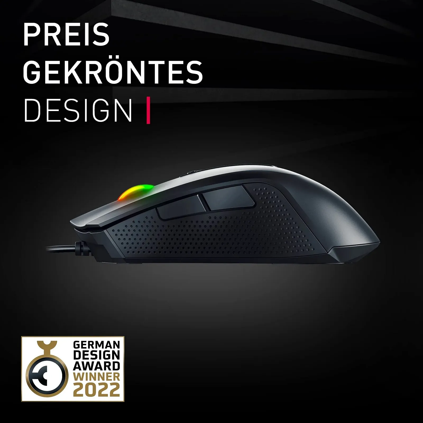 Мышь проводная игровая CHERRY MC 2.1 Сенсор Pixart до 5000 dpi, программируемые кнопки, RGB подсветка, встроенная память, черная, фото №3 Мышь проводная игровая CHERRY MC 2.1 Сенсор Pixart до 5000 dpi, программируемые кнопки, RGB подсветка, встроенная память, черная, фото №3