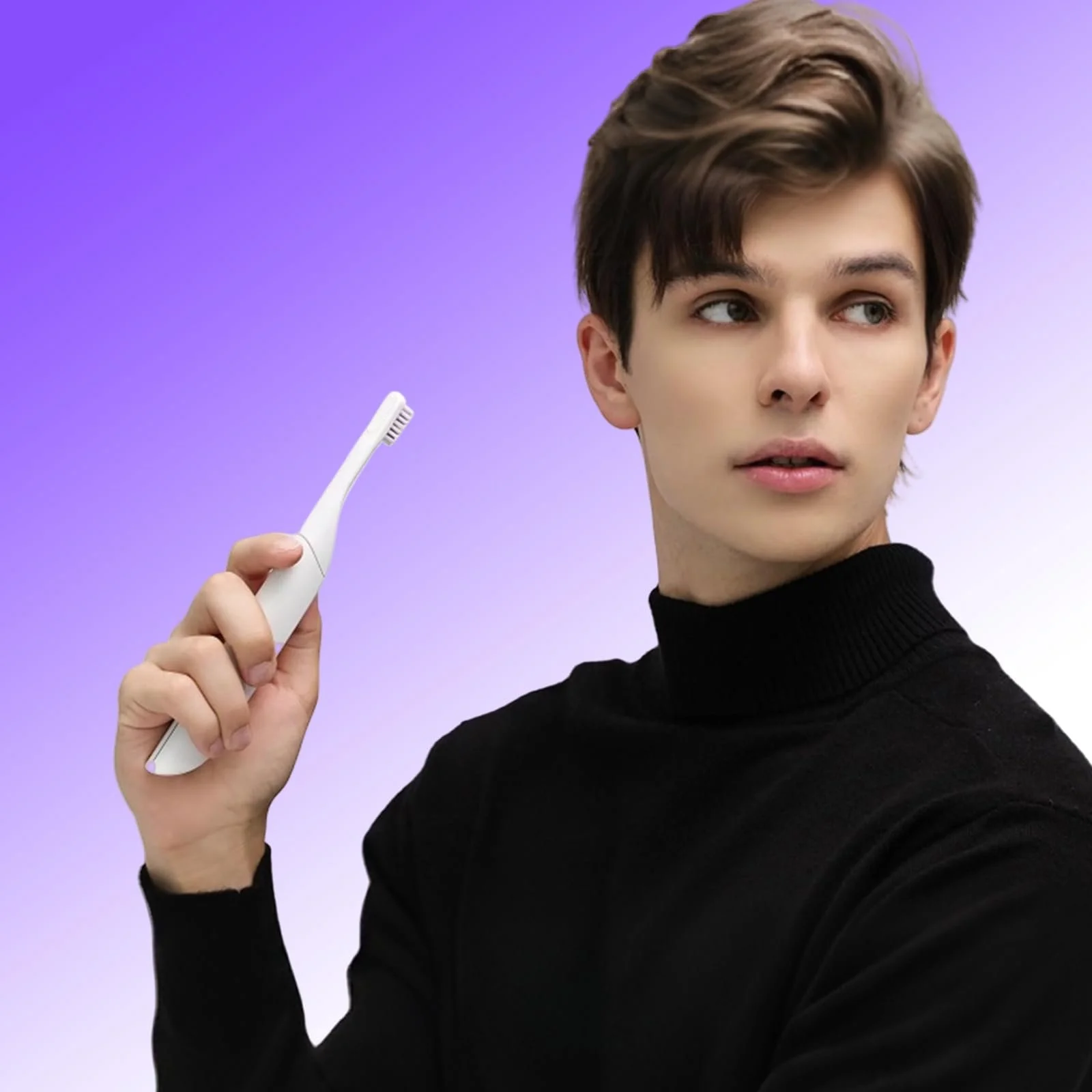 Электрическая звуковая зубная щетка Upplang S1 USB-C IPX7 Таймер, фото №9