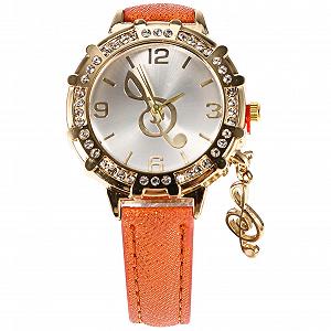 Годинник Ремінець LIFKOME Жіночий Цифровий з Браслетом Помаранчевий Кварцовий Ремінець - Фото 1