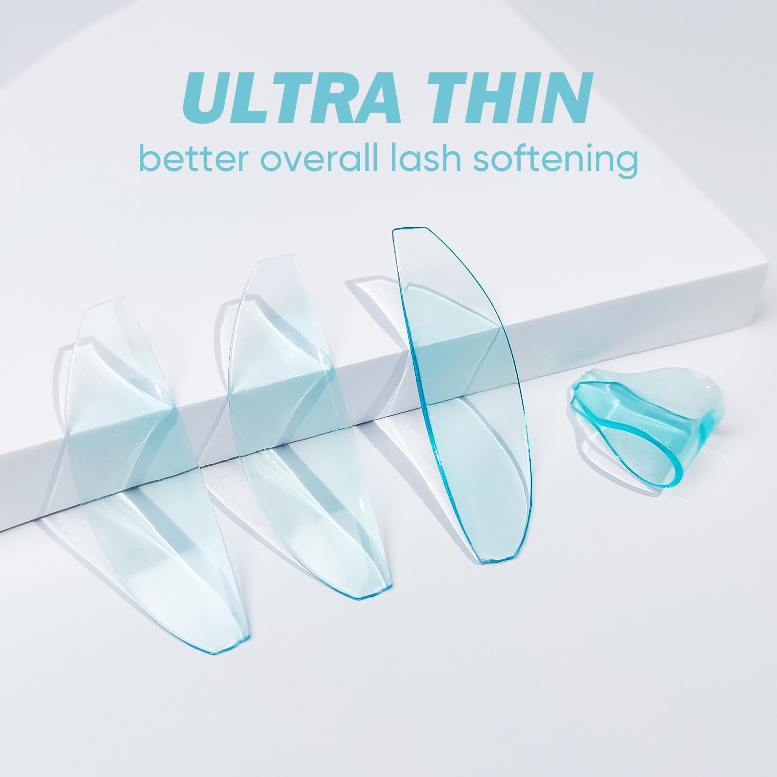 Підкладки Lomansa Eyelash Lifting Pads для завивки вій ультратонкі та липкі багаторазові сині, фото №6