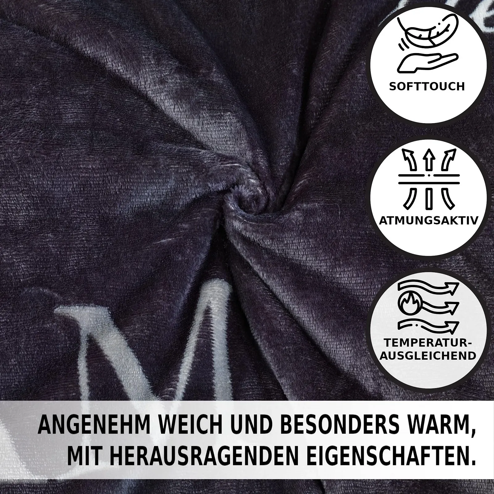 Постільна білизна Malika Winter Plush Nicky-Teddy Cashmere Coral Fleece 135 x 200 см, фото №4