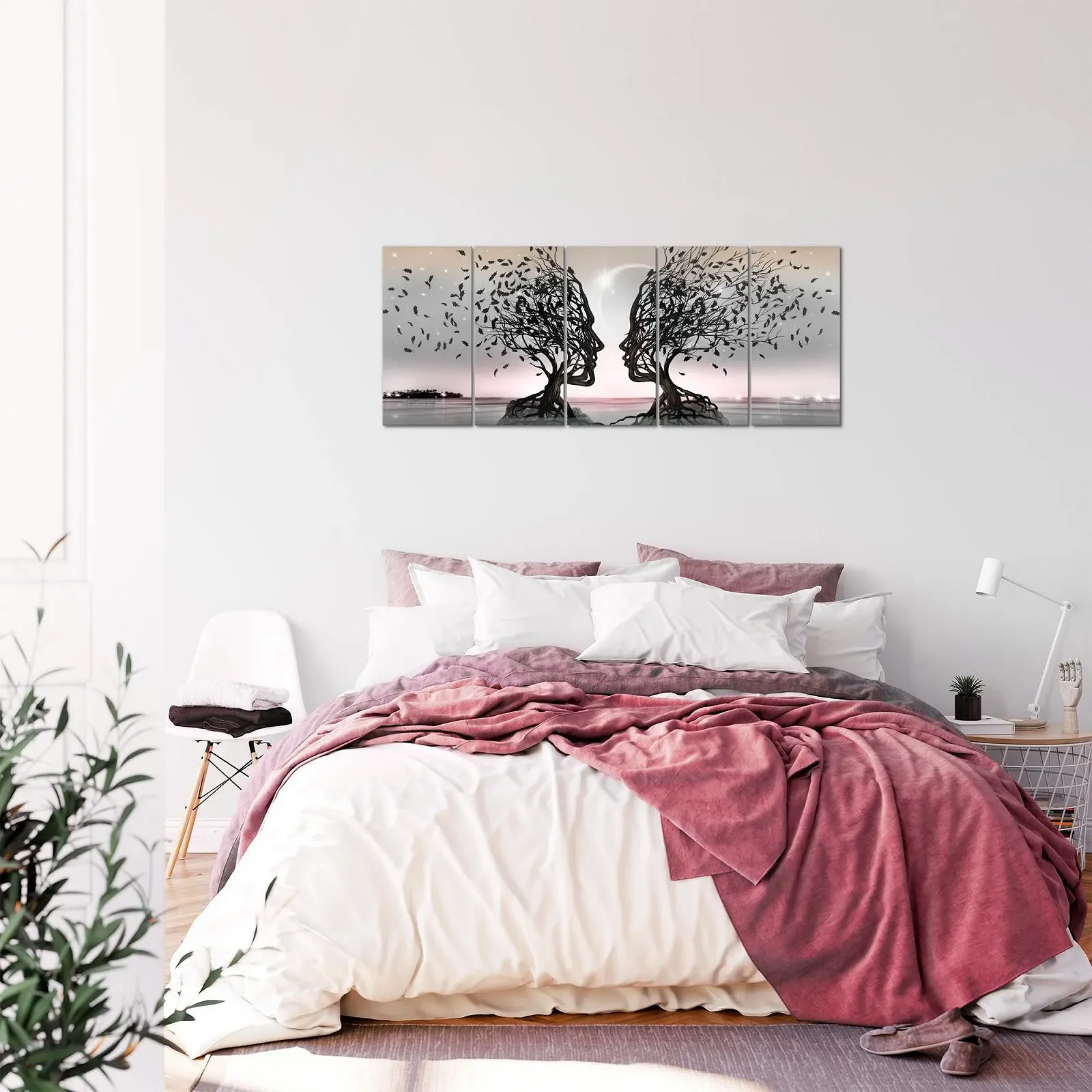 Картини на стіну Runa Art 044856b Пара Флізелінове полотно 5 шт. Багатоколірний, фото №2 Картини на стіну Runa Art 044856b Пара Флізелінове полотно 5 шт. Багатоколірний, фото №2