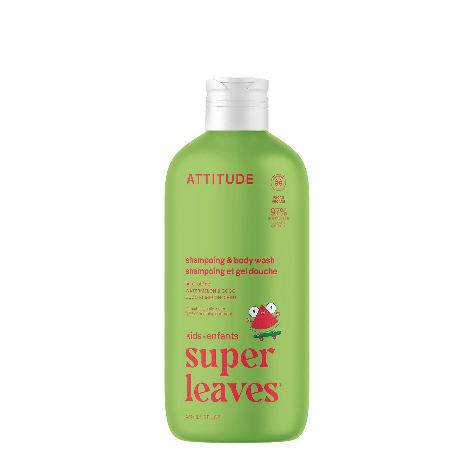 Шампунь та гель для душу ATTITUDE кавун та кокос 40 мл, фото №1