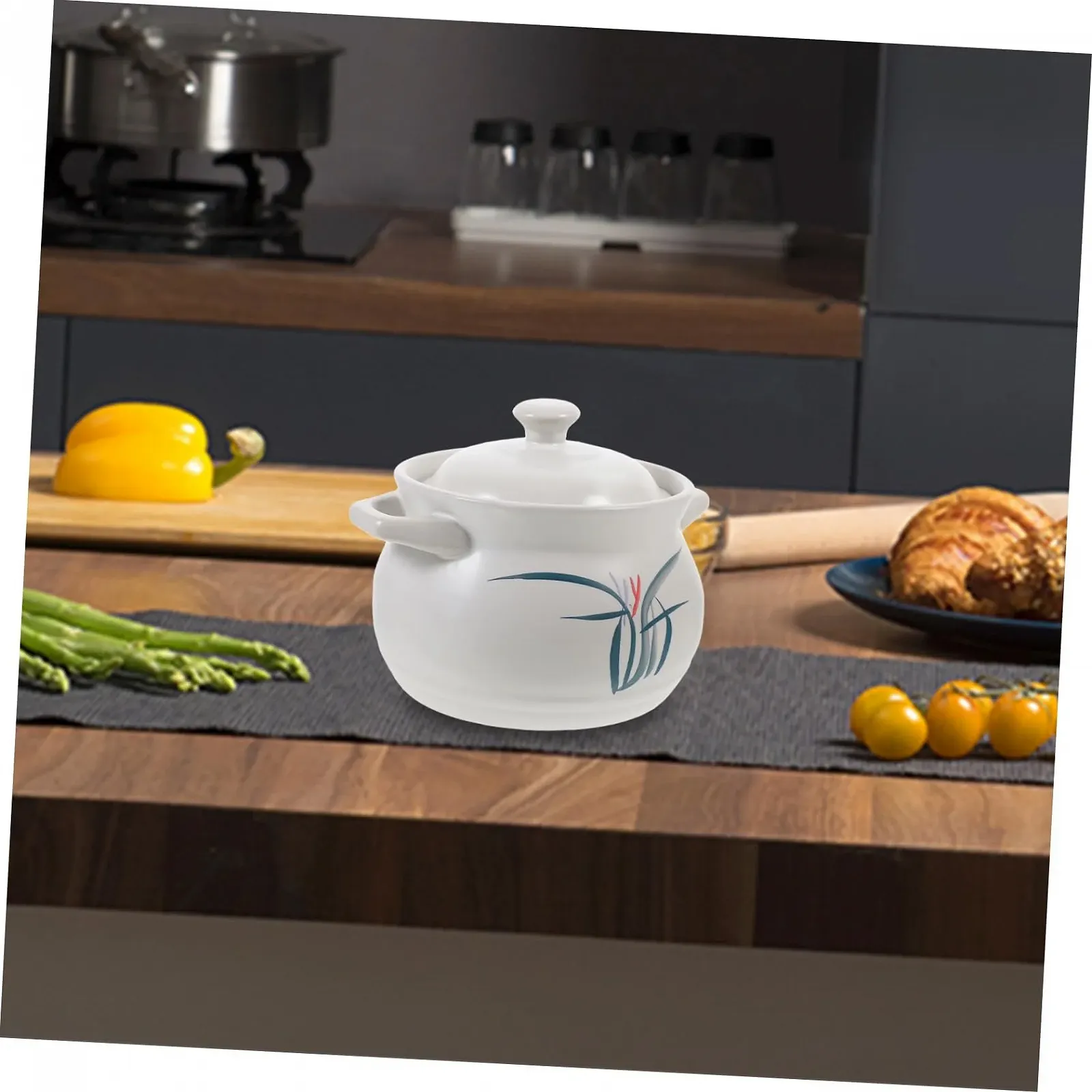 Кастрюля для тушения Gatuida 2 л Керамическая Термостойкая Антипригарная, фото №7