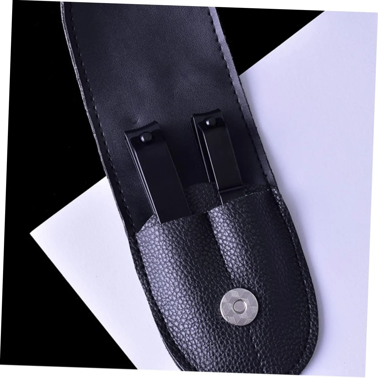 Набор кусачек для ногтей 2 шт для ногтей на руках и ногах с эргономичным дизайном и кожаным чехлом, фото №8 Набор кусачек для ногтей 2 шт для ногтей на руках и ногах с эргономичным дизайном и кожаным чехлом, фото №8