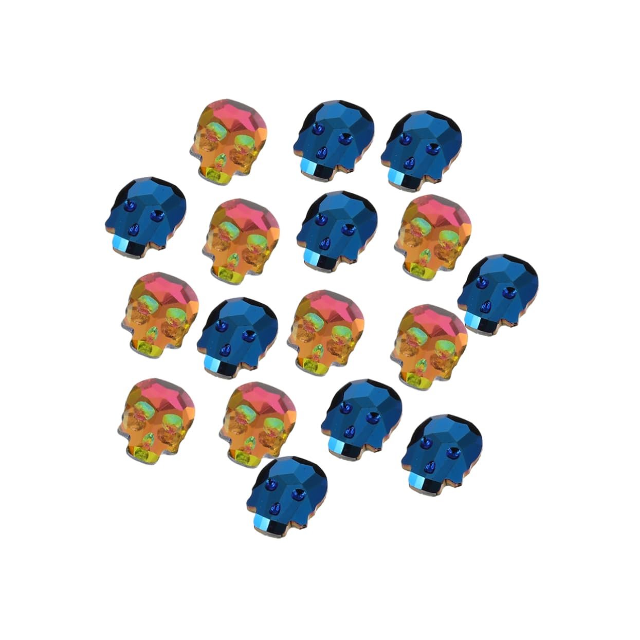 Наклейки для ногтей Beavorty Череп, 120 шт., фото №8