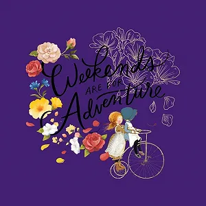 Дитяча куртка-бомбер All+Every Holly Hobbie Weekend Adventure Dark Text synthetic.ua - Фото 1