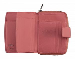 Кошелек для купюр и монет Golden Head Madrid RFID Protect Coral, элегантный synthetic.ua - Фото 1