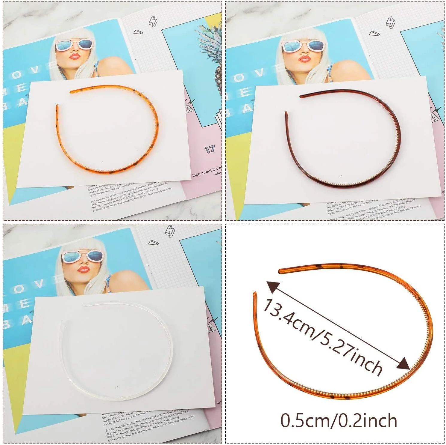 Обруч для волос Пластиковый, фото №5