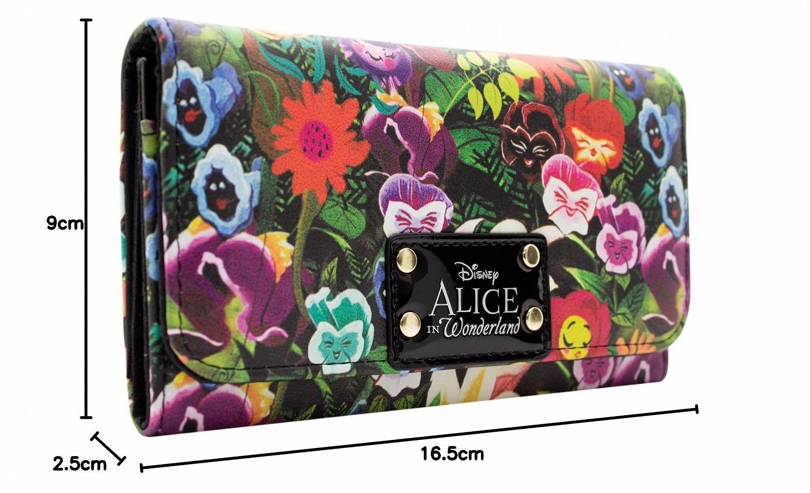 Кошелек Трифолд Disney Alice In Wonderland Flower Зеленый, Зеленый, фото №5