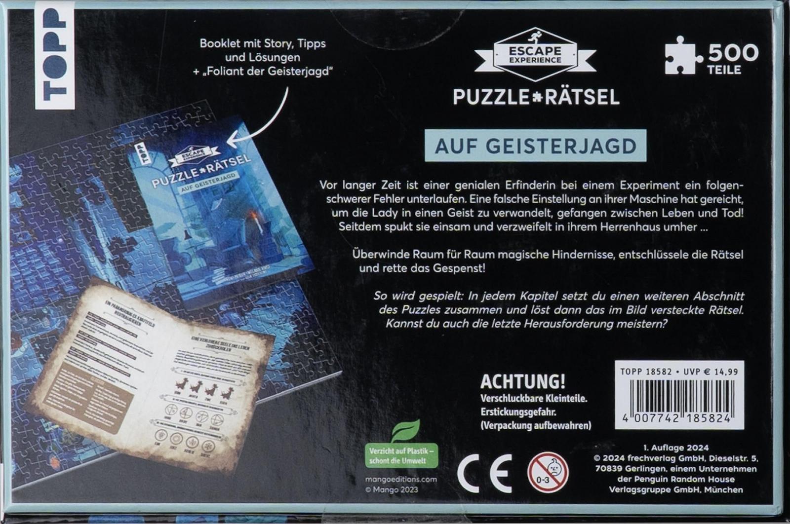 Пазл-квест Escape Experience Ghost Hunt 500 элементов, фото №2