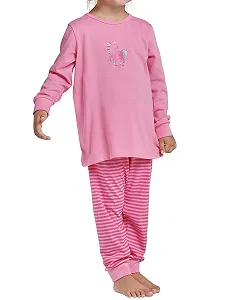 Пижамный комплект Schiesser для девочек, длинный, 100% органический хлопок, размер от 92 до 140 (1 шт.) synthetic.ua - Фото 1