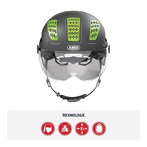 Шлем Abus Hyban 2.0 Ace Городской с козырьком synthetic.ua - Фото 1