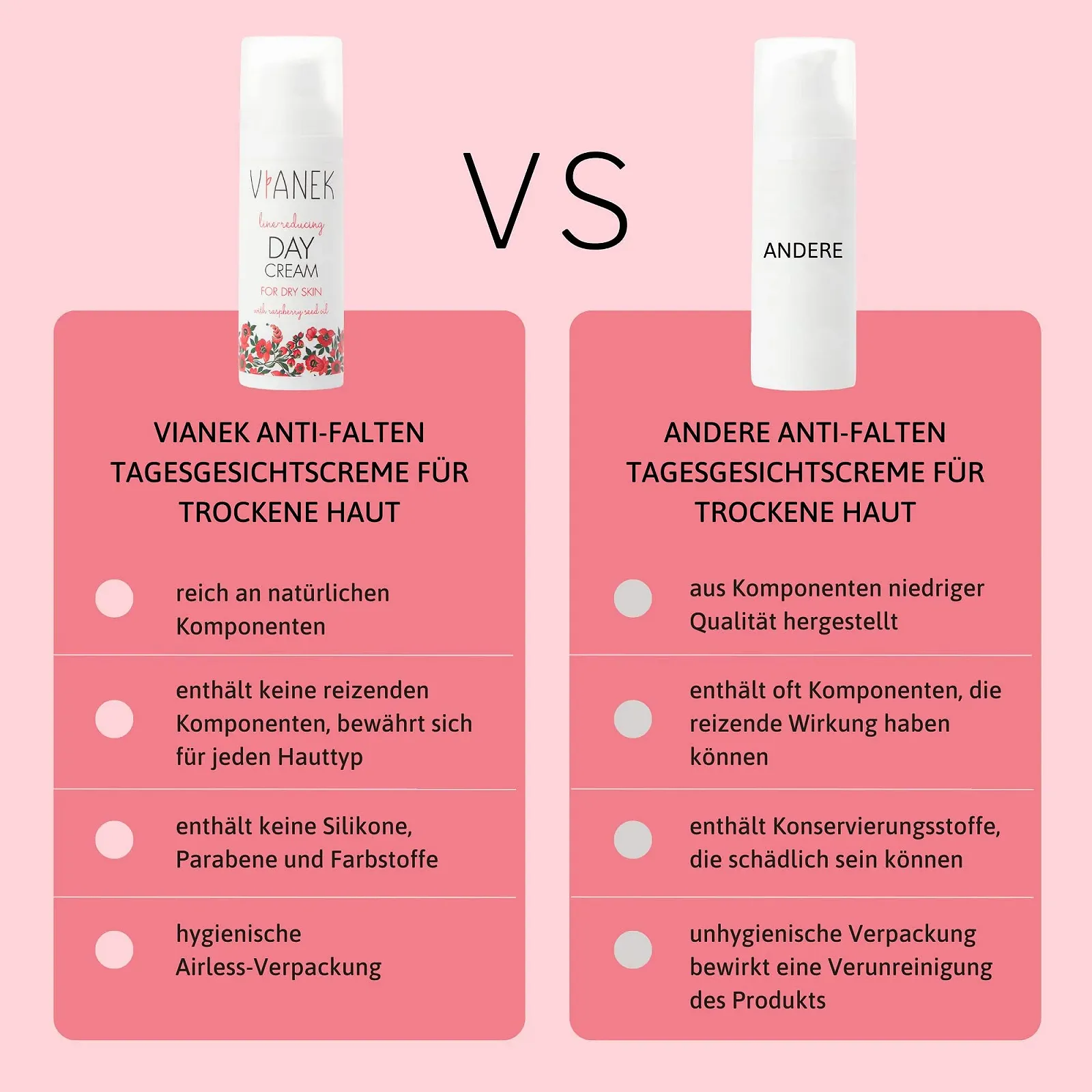 Крем для обличчя VIANEK Non-Slip Day Dry Skin Денний Для сухої шкіри, фото №4